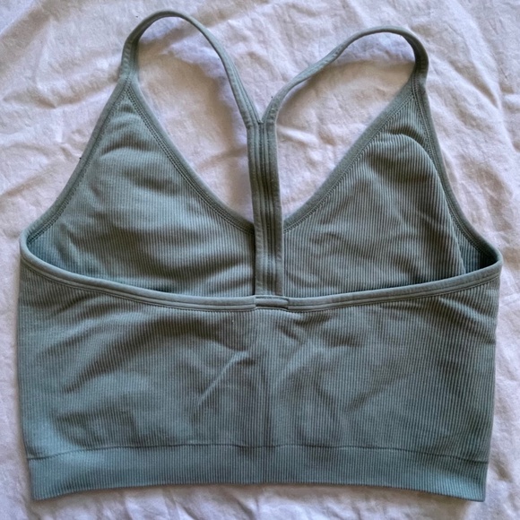SET ACTIVE SCULPTFLEX™ RIBBED V BRA GEM SIZE LARGE - Picture 3 of 5